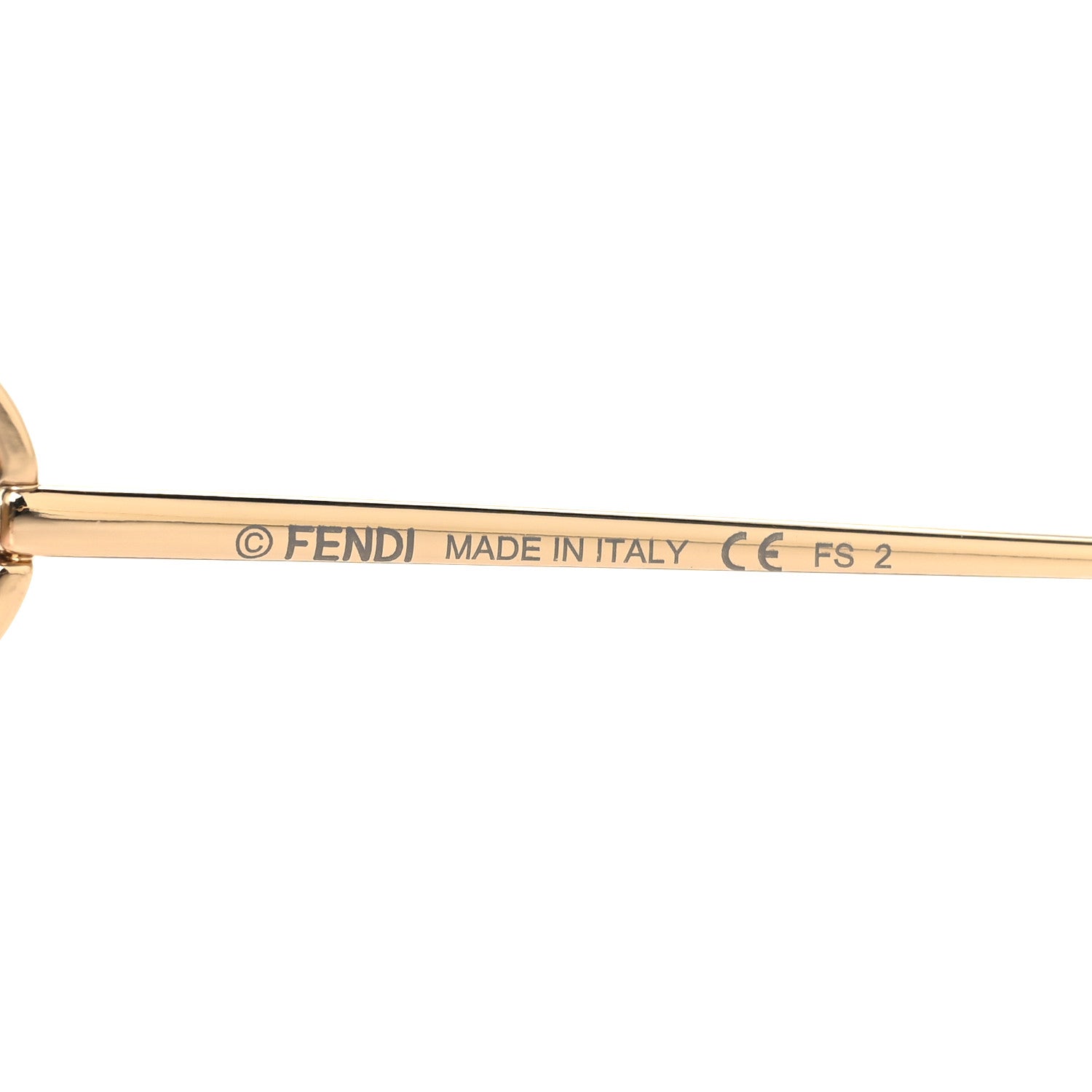 Fendi Metal F is Fendi Sunglasses FF 0323/S Gold 5 of 7