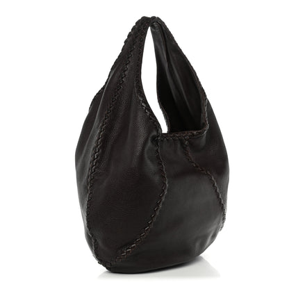 Bottega Veneta Cervo Deerskin Large Hobo Ebano 3 of 13