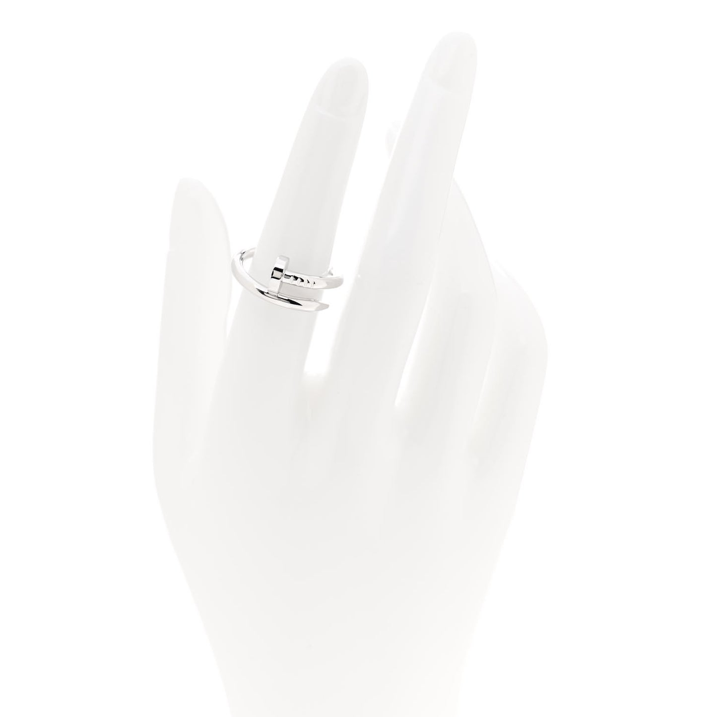 18K White Gold Juste Un Clou Ring 53 6.5