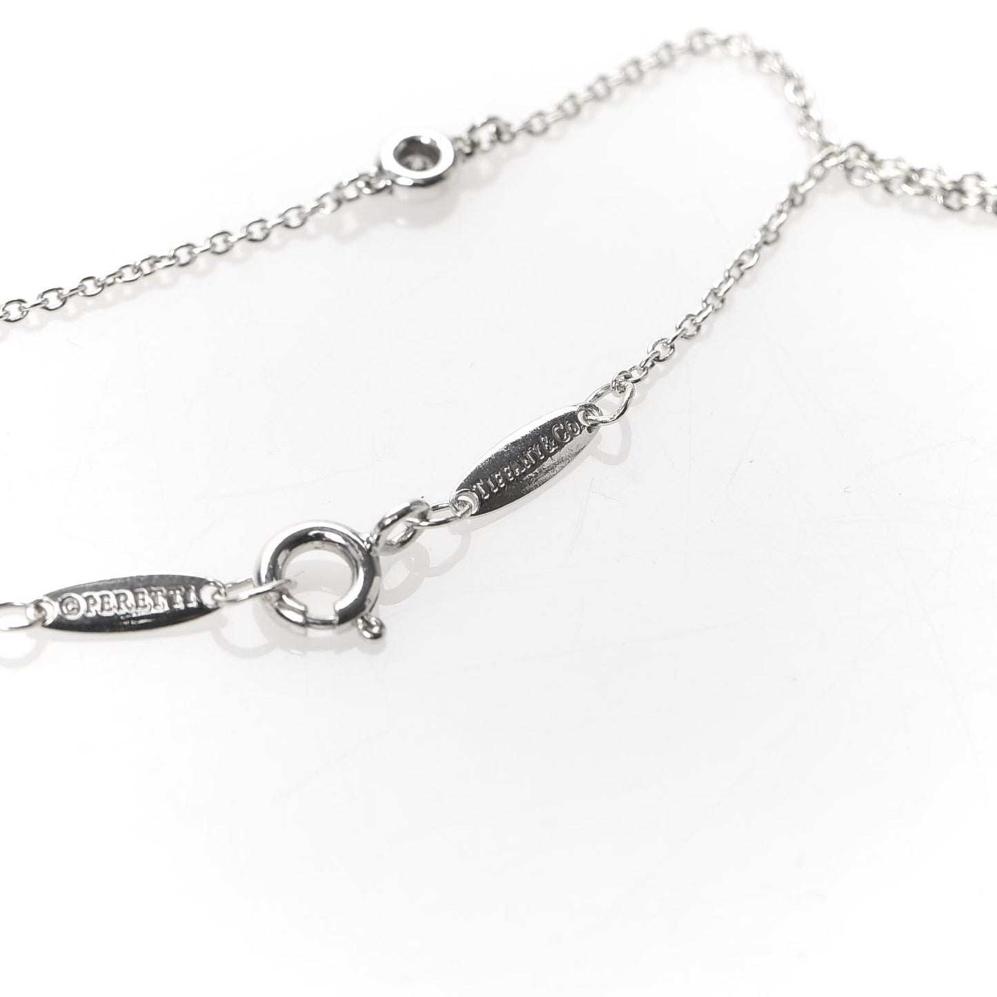 Sterling Silver Diamond .03ct Elsa Peretti Diamonds by the Yard Bracelet
