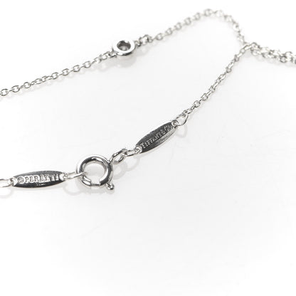 Tiffany Sterling Silver Diamond .03ct Elsa Peretti Diamonds by the Yard Bracelet 7 of 7