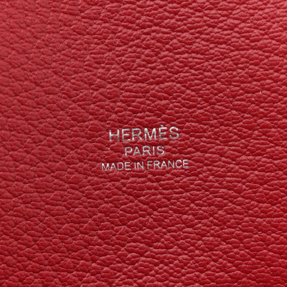 Hermes Taurillon Clemence Jypsiere 28 Rouge Casaque 6 of 15