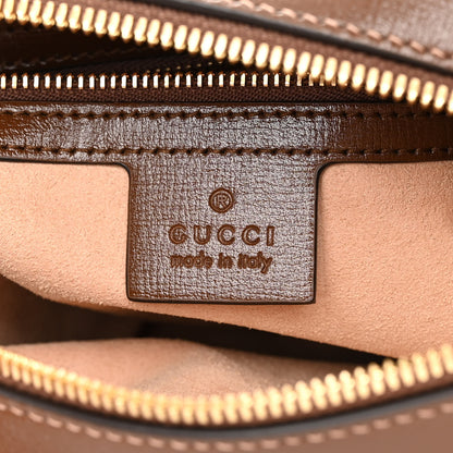 Gucci GG Supreme Monogram Small Horsebit 1955 Shoulder Bag Beige Brown Sugar 6 of 10