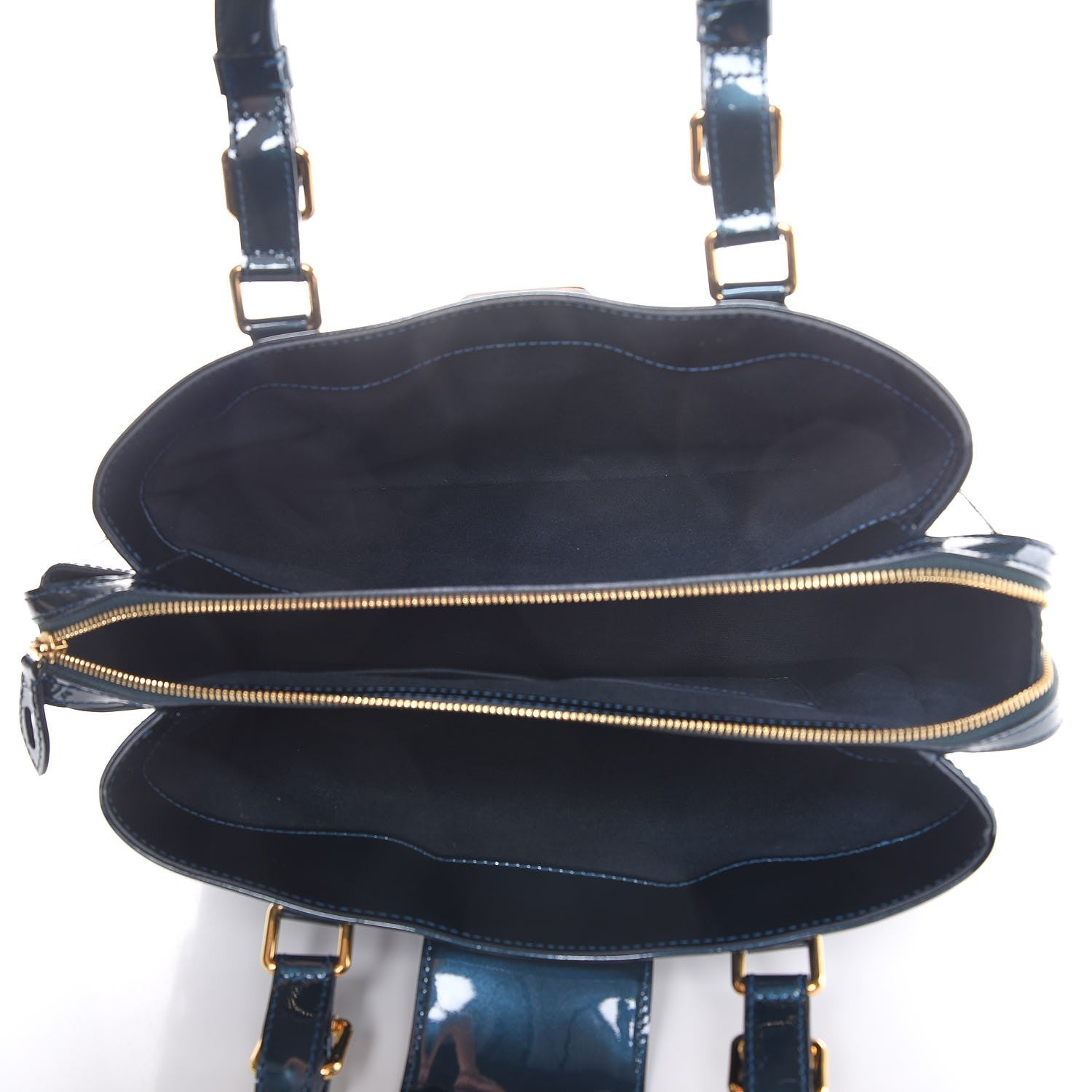 Louis Vuitton Vernis Melrose Avenue Blue Nuit 5 of 7