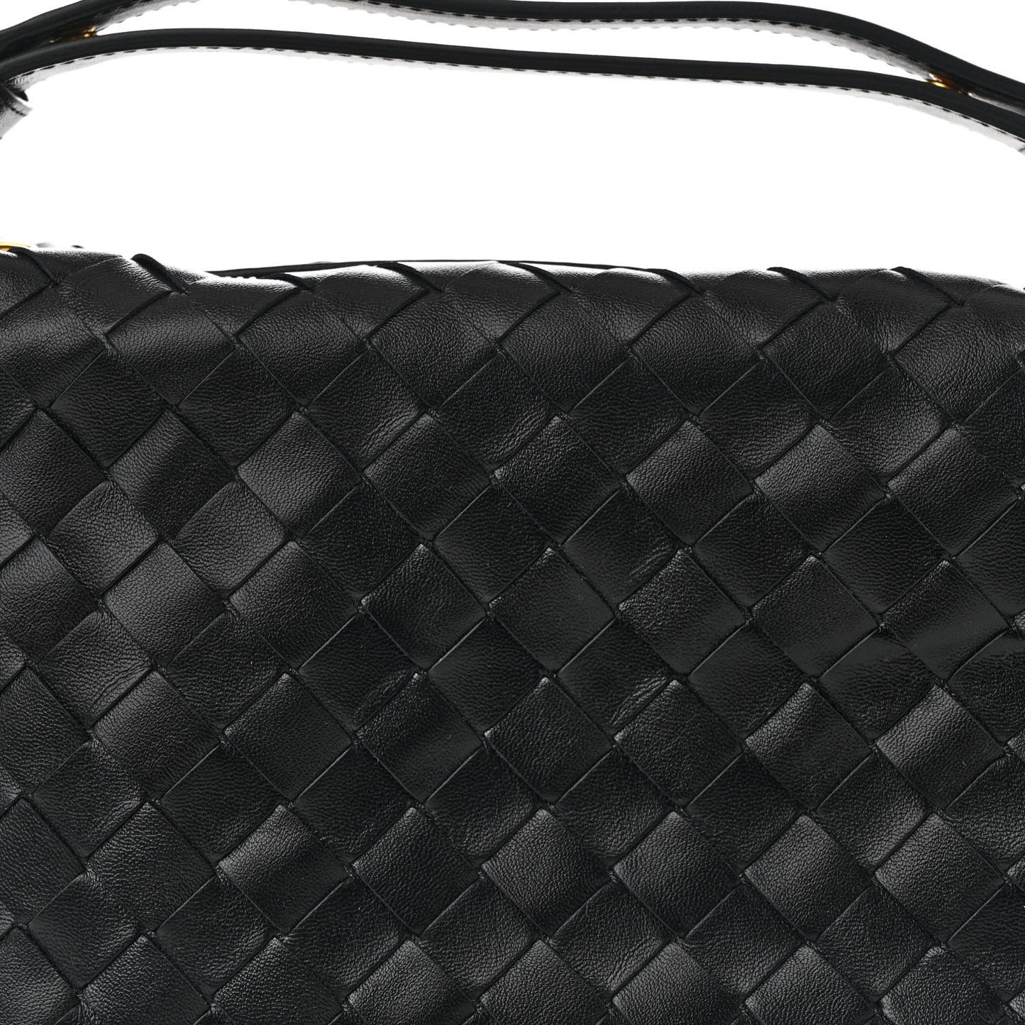 Calfskin Nappa Intrecciato Mini Wallace Black