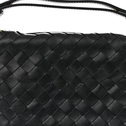 Bottega Veneta Calfskin Nappa Intrecciato Mini Wallace Black 8 of 11