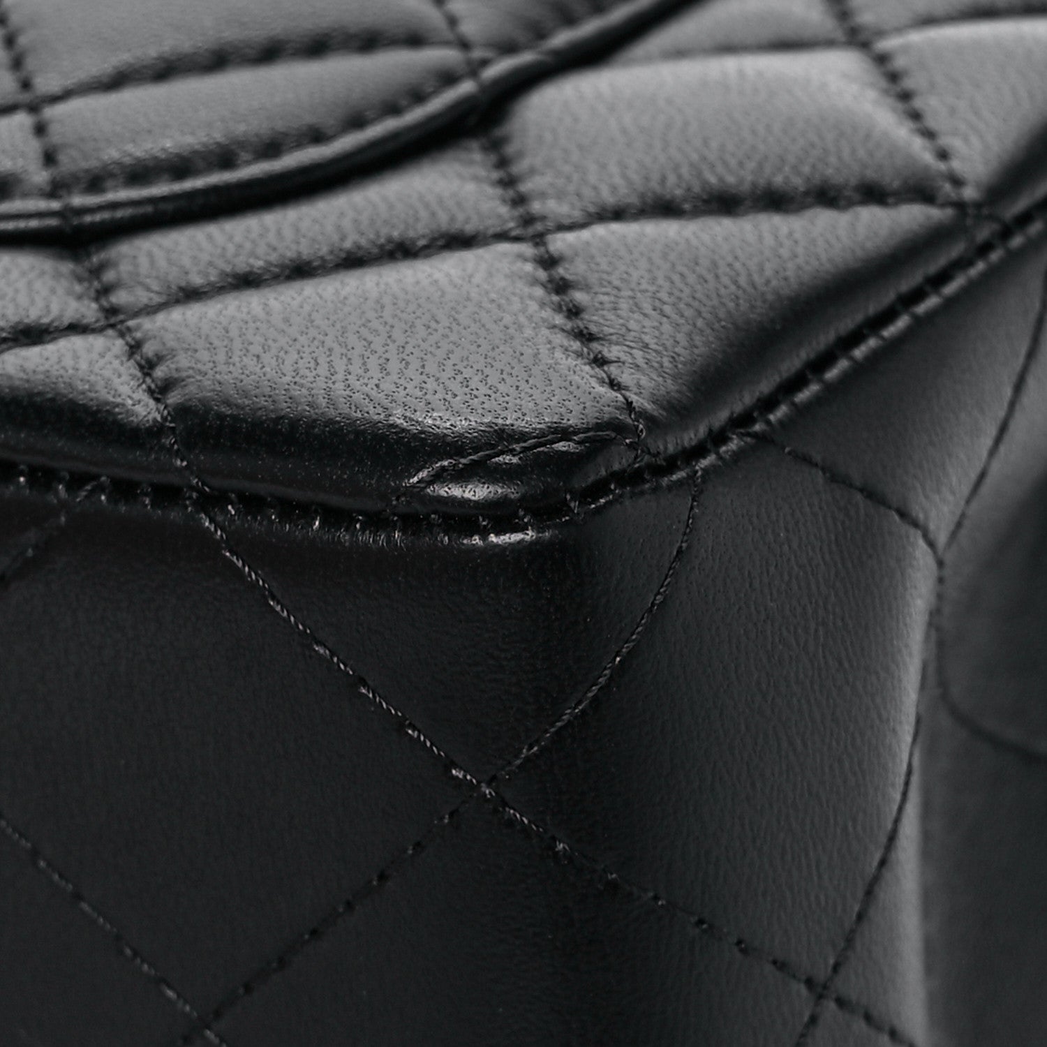 Chanel Lambskin Quilted Mini Rectangular Flap Black 11 of 15