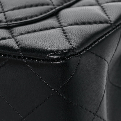 Chanel Lambskin Quilted Mini Rectangular Flap Black 11 of 15