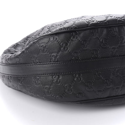 Gucci Guccissima Medium GG Twins Hobo Black 9 of 10
