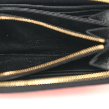 Louis Vuitton Monogram Giant Crafty Zippy Wallet Creme Rouge Black 12 of 12