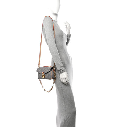 Louis Vuitton Monogram Pochette Metis East West Trianon Gray 2 of 9