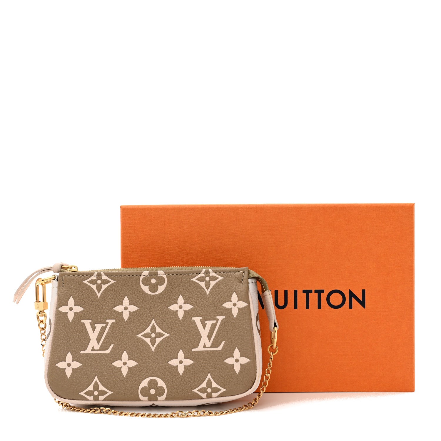 Louis Vuitton Empreinte Spring in the City Mini Pochette Accessories Kaki Beige Cream 7 of 7