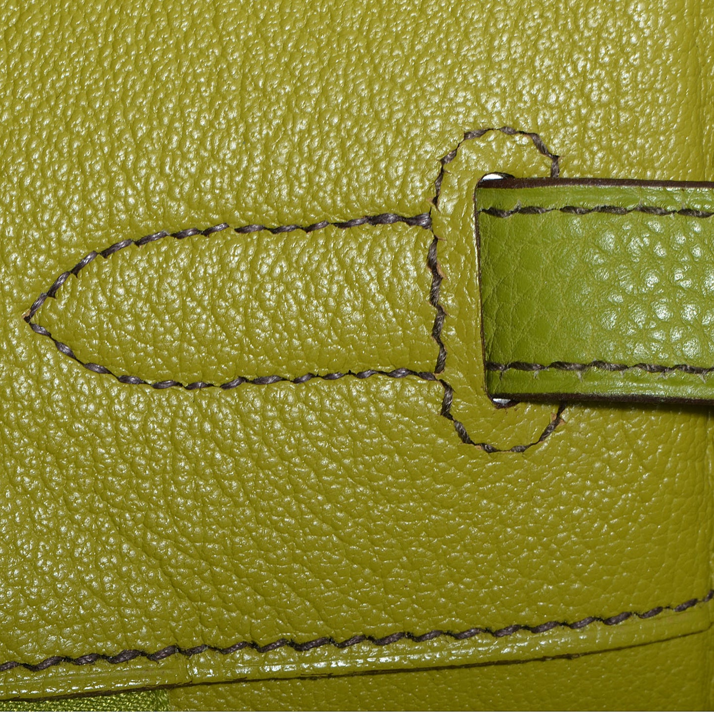 Togo Birkin 35 Vert Anis
