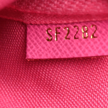 Louis Vuitton Monogram 2022 Christmas Animation Seoul Mini Pochette Accessories Fuchsia 7 of 8
