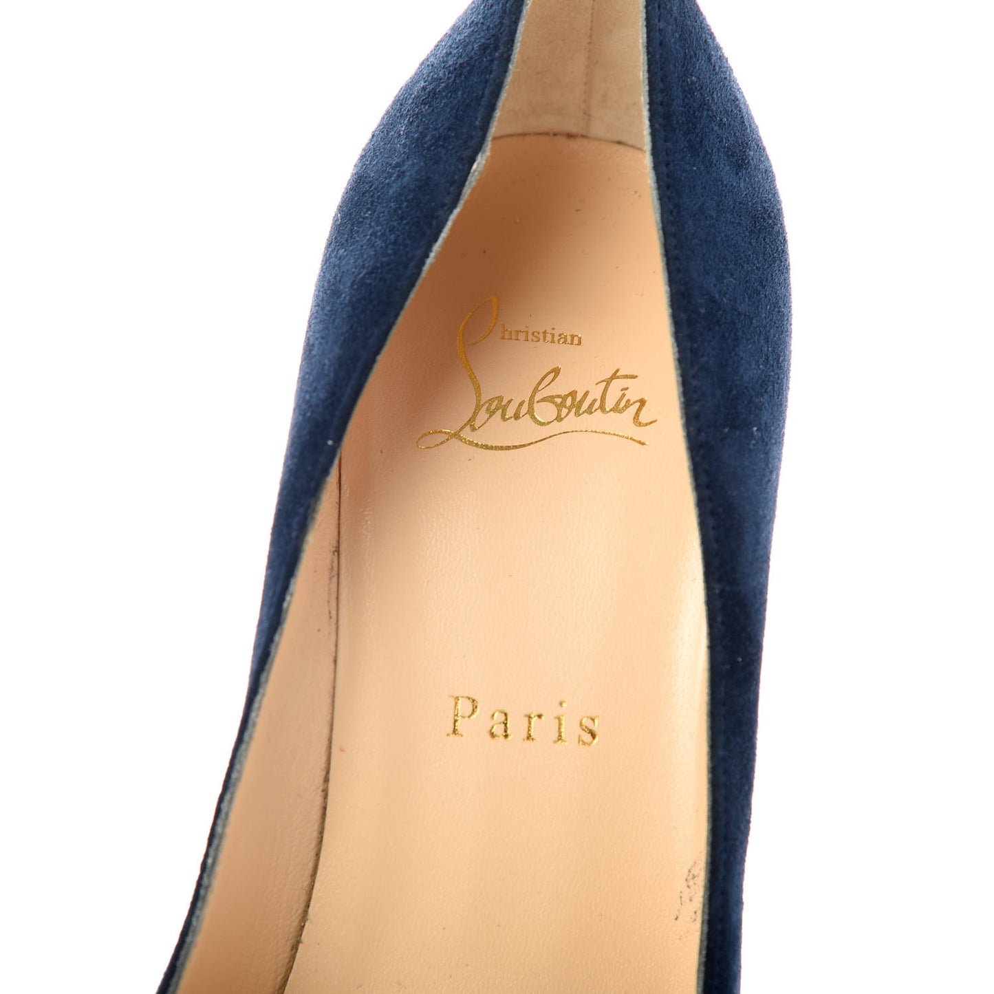 Veau Velours Eloise 100 Pumps 38.5 Marine