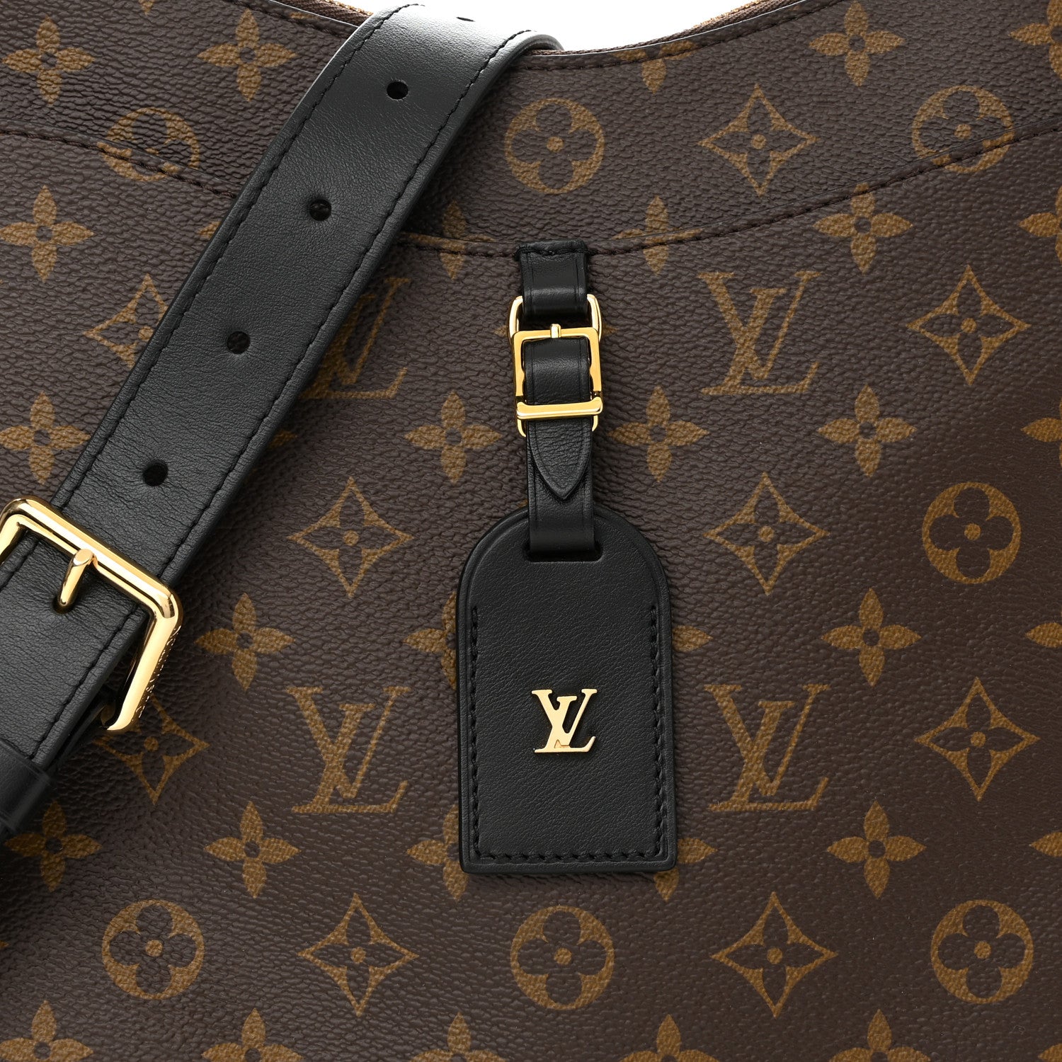 Louis Vuitton Monogram Odeon MM Black 6 of 9