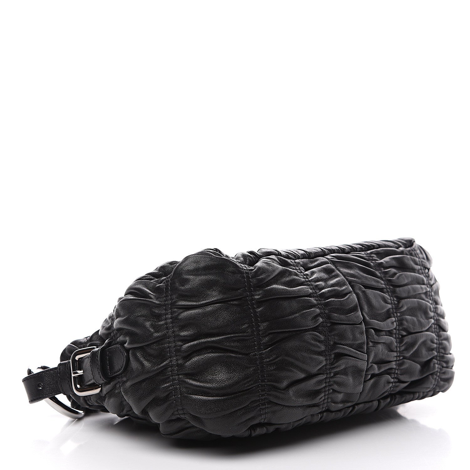 Prada Nappa Gaufre Mini Bag Black 3 of 8