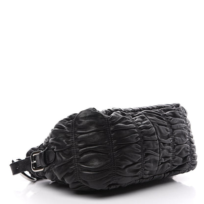 Prada Nappa Gaufre Mini Bag Black 3 of 8