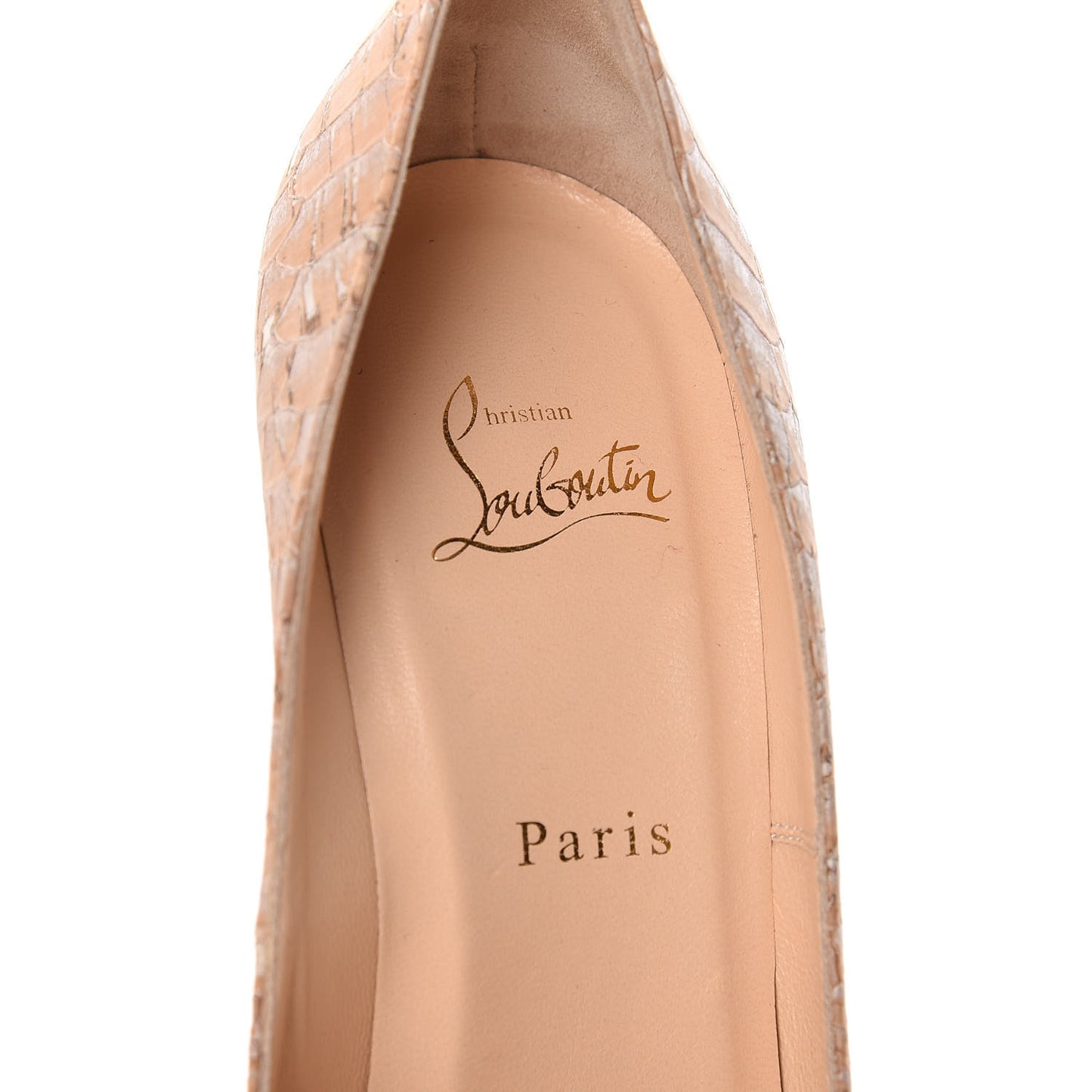 Liege Embossed Decollete 554 100 Pumps 40.5 Beige