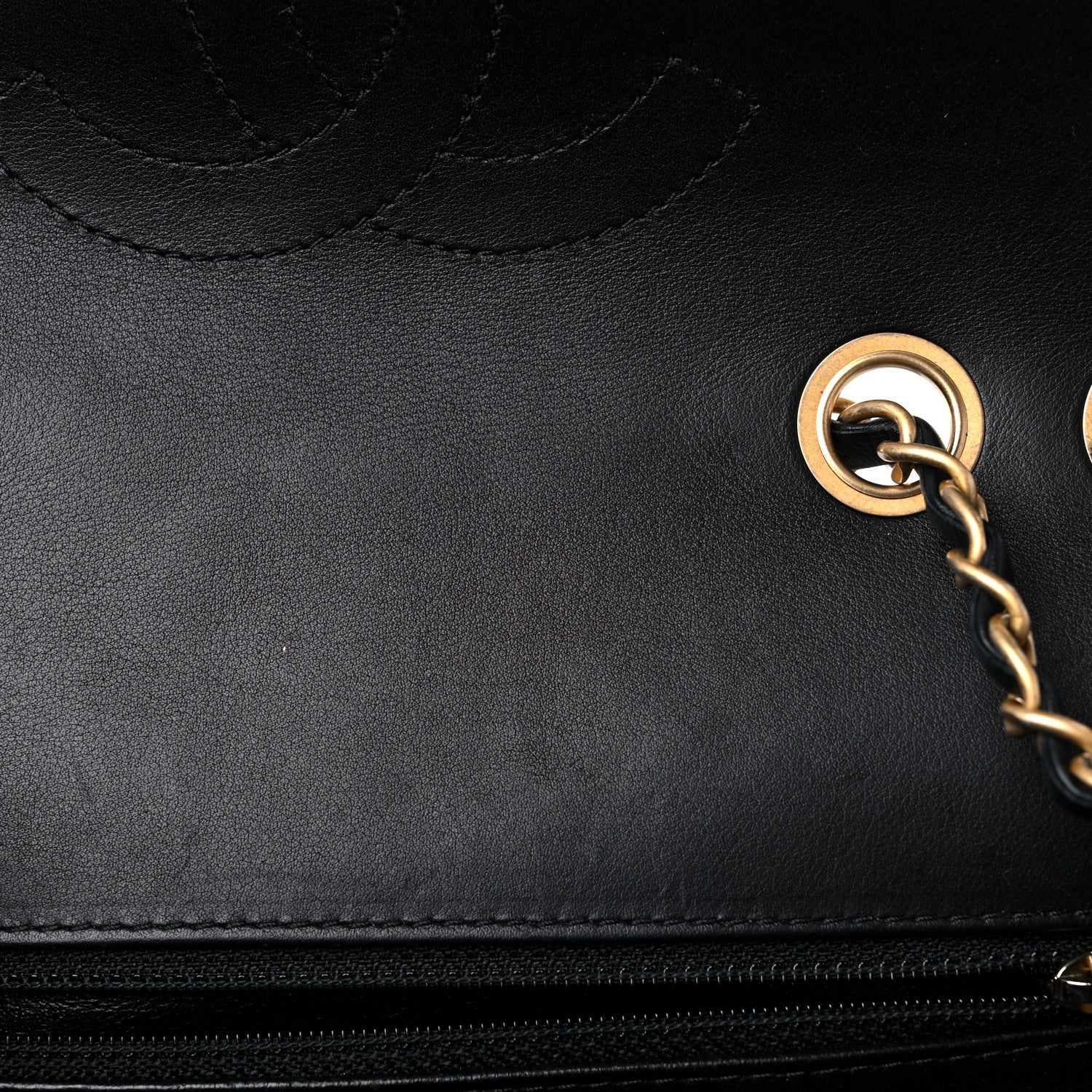 Chanel Caviar Quilted Medium CC Filigree Flap Black 10 of 11