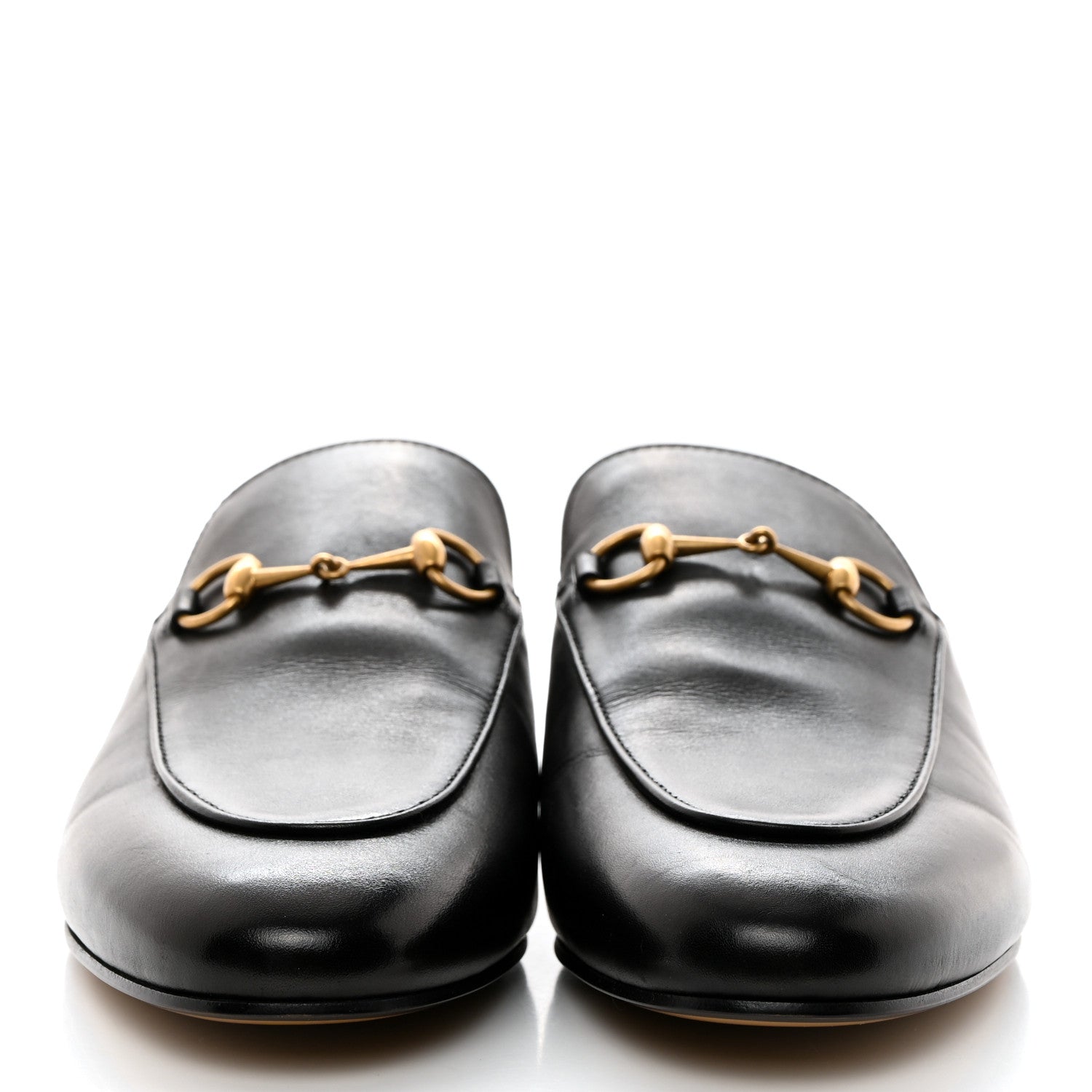 Gucci Calfskin Womens Princetown Slippers 40.5 Black 2 of 9