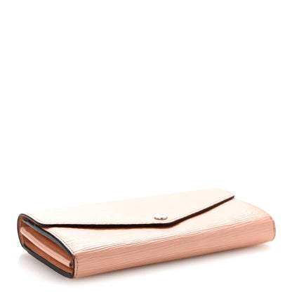 Louis Vuitton Epi Sarah Wallet NM Rose Ballerine 4 of 12