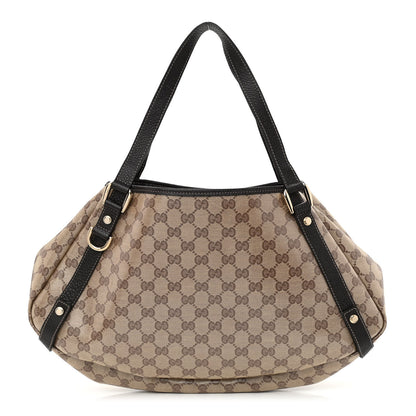 Gucci Crystal Monogram Medium Abbey Shoulder Bag Dark Brown 1 of 10