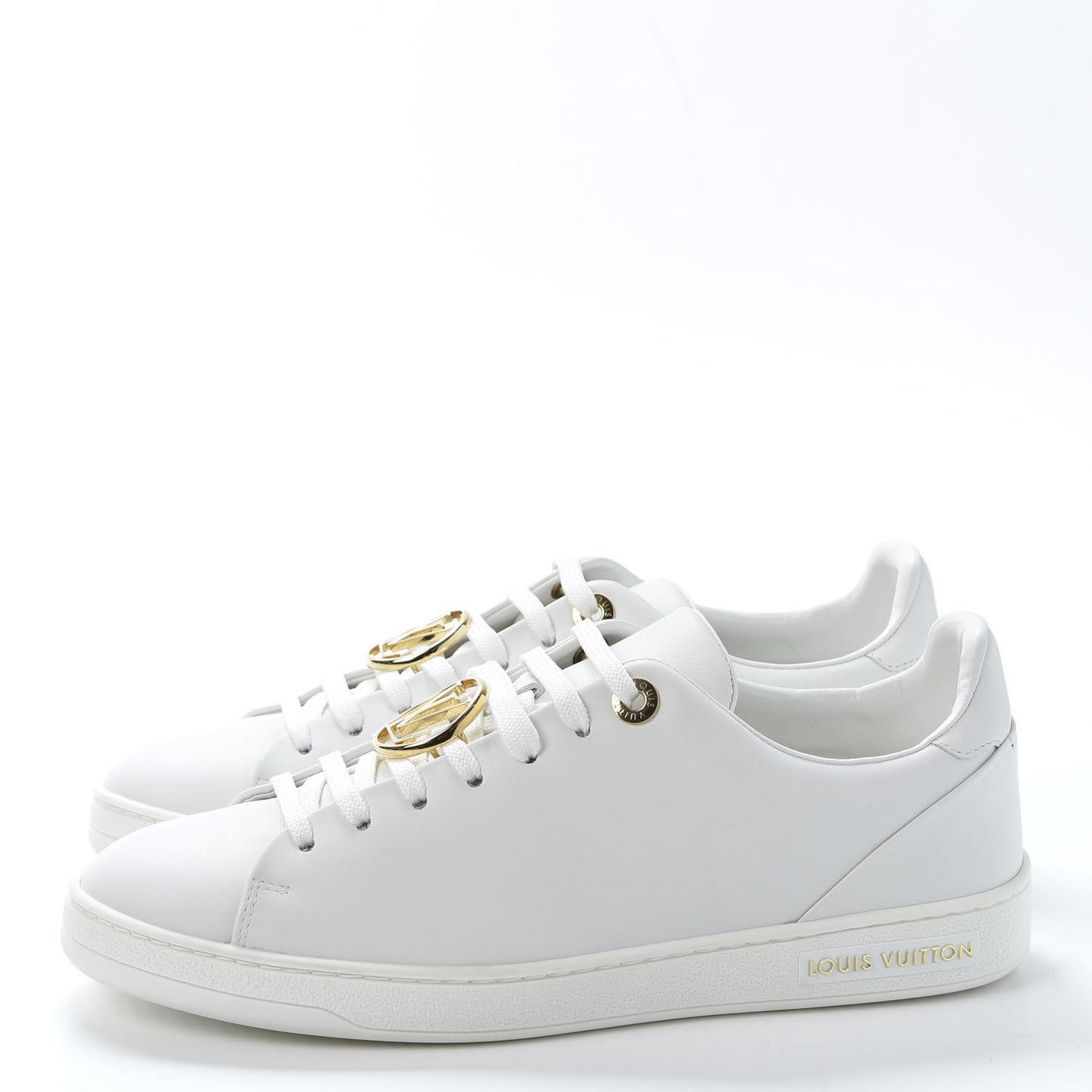Calfskin Frontrow Sneakers 38 White