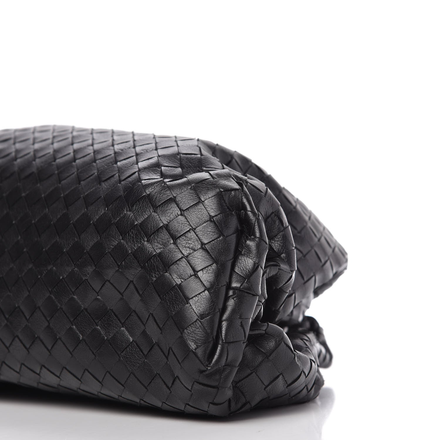 Bottega Veneta Nappa Maxi Intreccio The Pouch Oversized Clutch Black 7 of 10