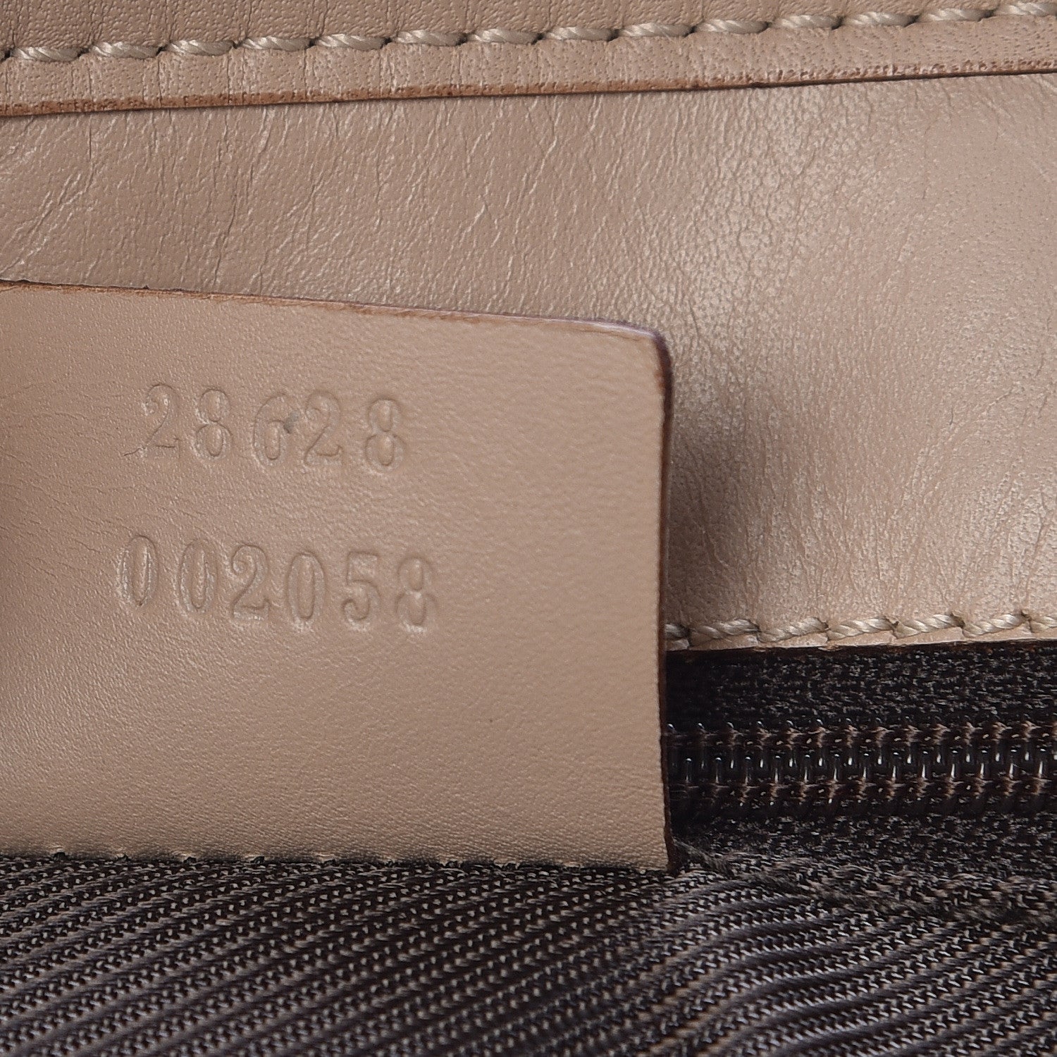 Gucci Monogram Small Jackie O Hobo Beige 7 of 10