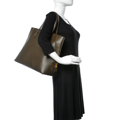 Tom Ford Calfskin Medium Jennifer Trap Tote Dark Green 2 of 12