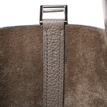 Hermes Taurillon Maurice Picotin Lock 18 PM Gris Asphalte 7 of 10