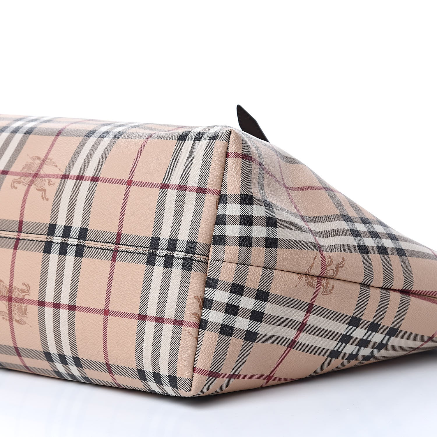 Burberry Haymarket Check Medium Salisbury Tote Chocolate 9 of 9