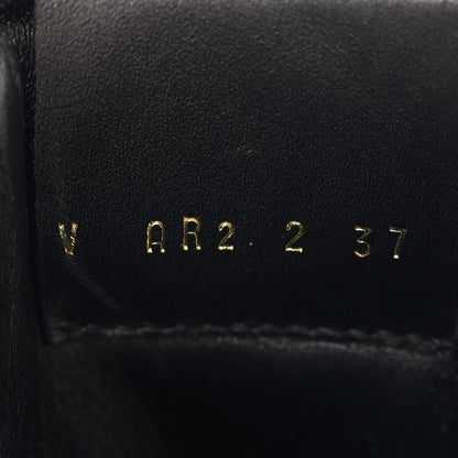 Valentino Garavani Calfskin VLOGO Uniqueform 55/85mm Flatform Lace Up Boots 37 Black 8 of 8