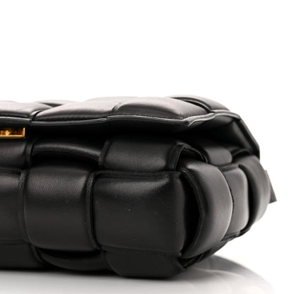 Bottega Veneta Nappa Maxi Intreccio Padded Cassette Crossbody Bag Black 9 of 10