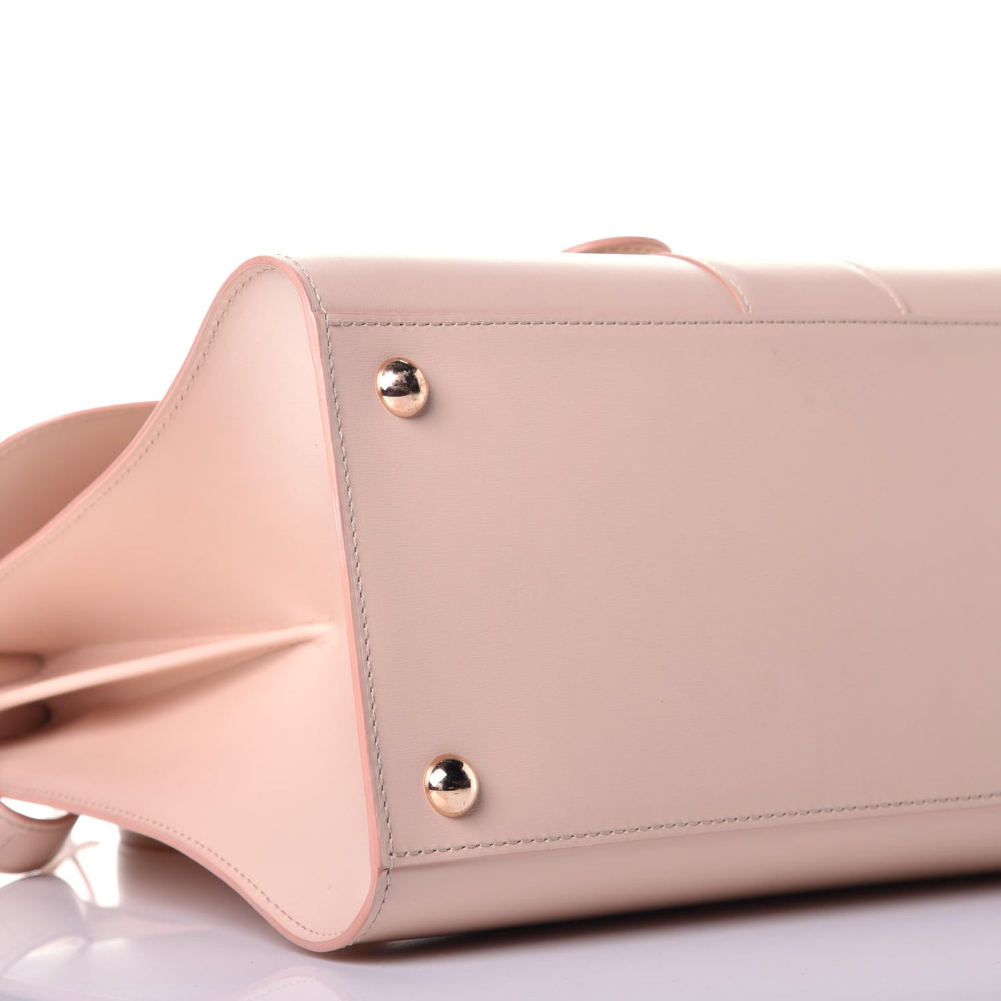 Calfskin MM Brillant Satchel Nude