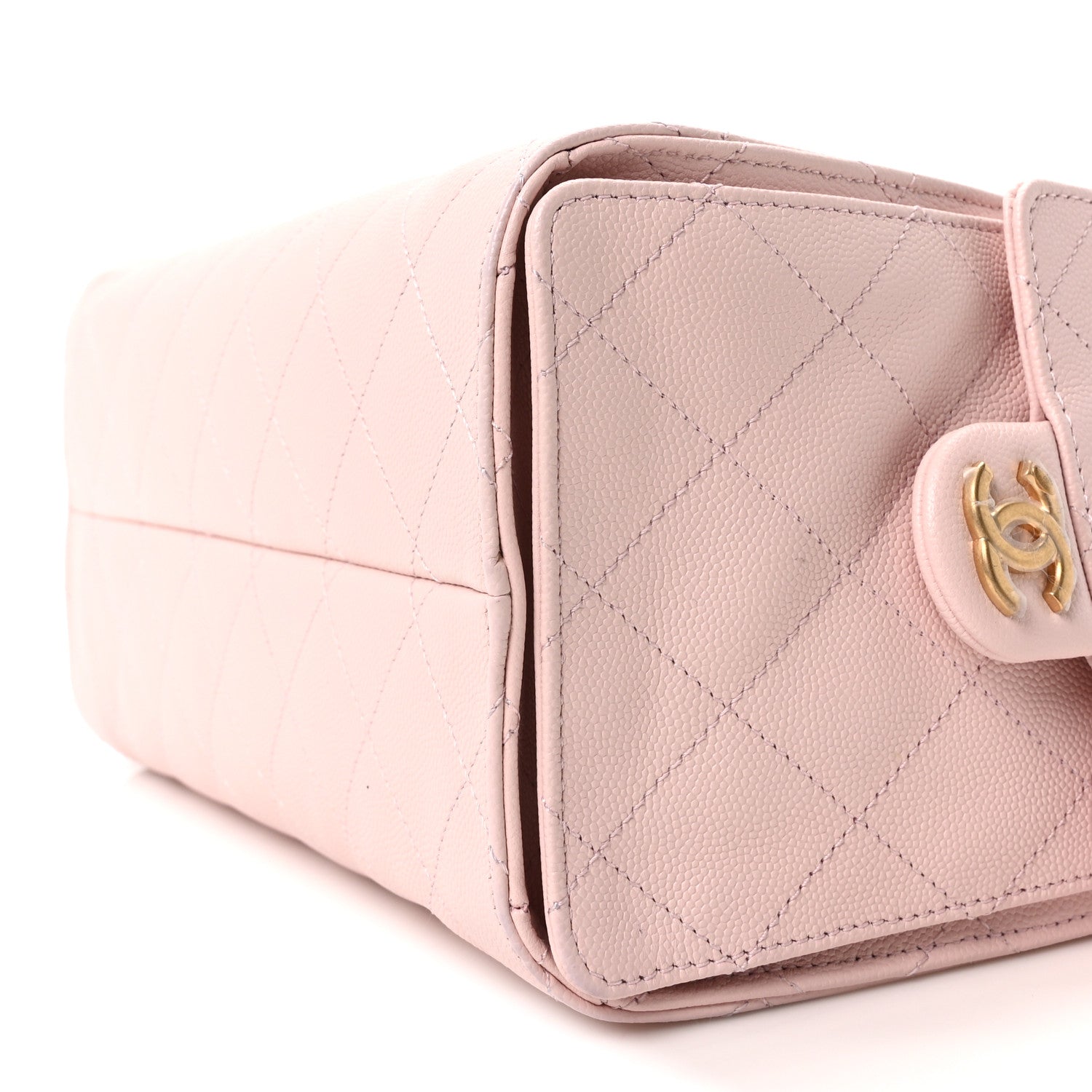 Chanel Caviar Quilted Small Chanel 25 Handbag Light Pink 19 of 21