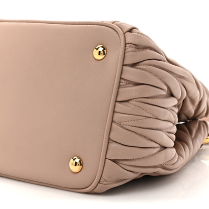 Miu Miu Nappa Matelasse Tote Cammeo 8 of 15