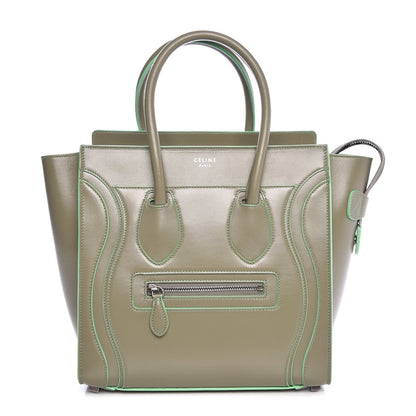Celine Satin Calfskin Micro Debossed Luggage Light Khaki 1 of 7