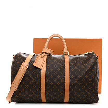 Louis Vuitton Monogram Keepall Bandouliere 50 14 of 14