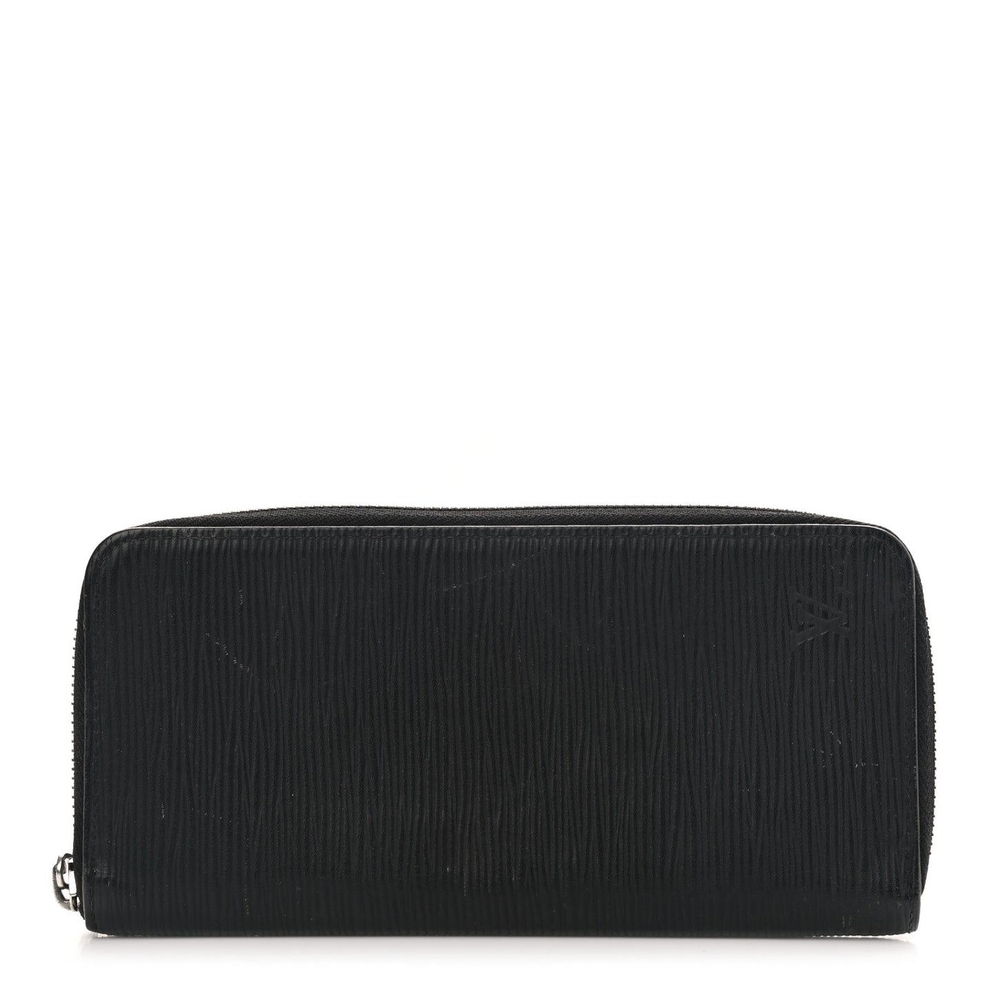 Epi Zippy Vertical Wallet Black