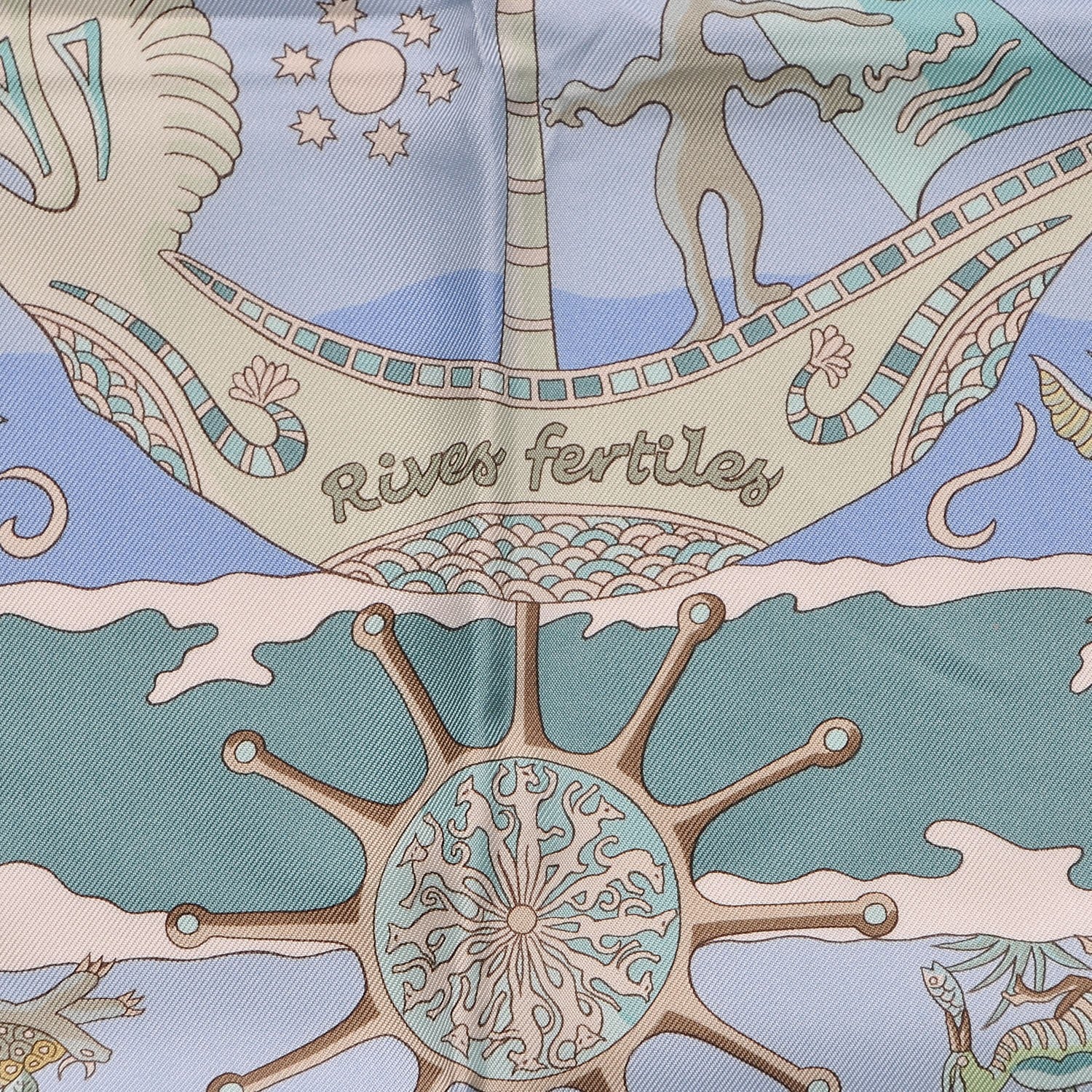 Hermes Silk Rives Fertiles Scarf 90 4 of 6