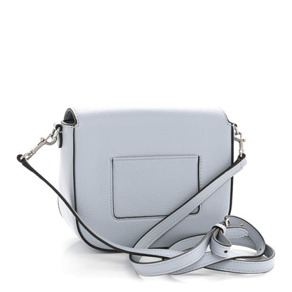Mulberry Natural Grained Calfskin Small Darley Satchel Poplin Blue 3 of 14