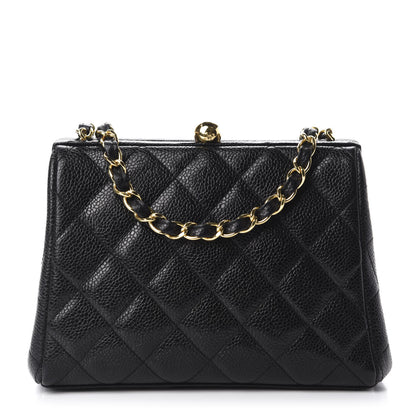 Chanel Caviar Quilted Frame Evening Bag Black 1 of 13