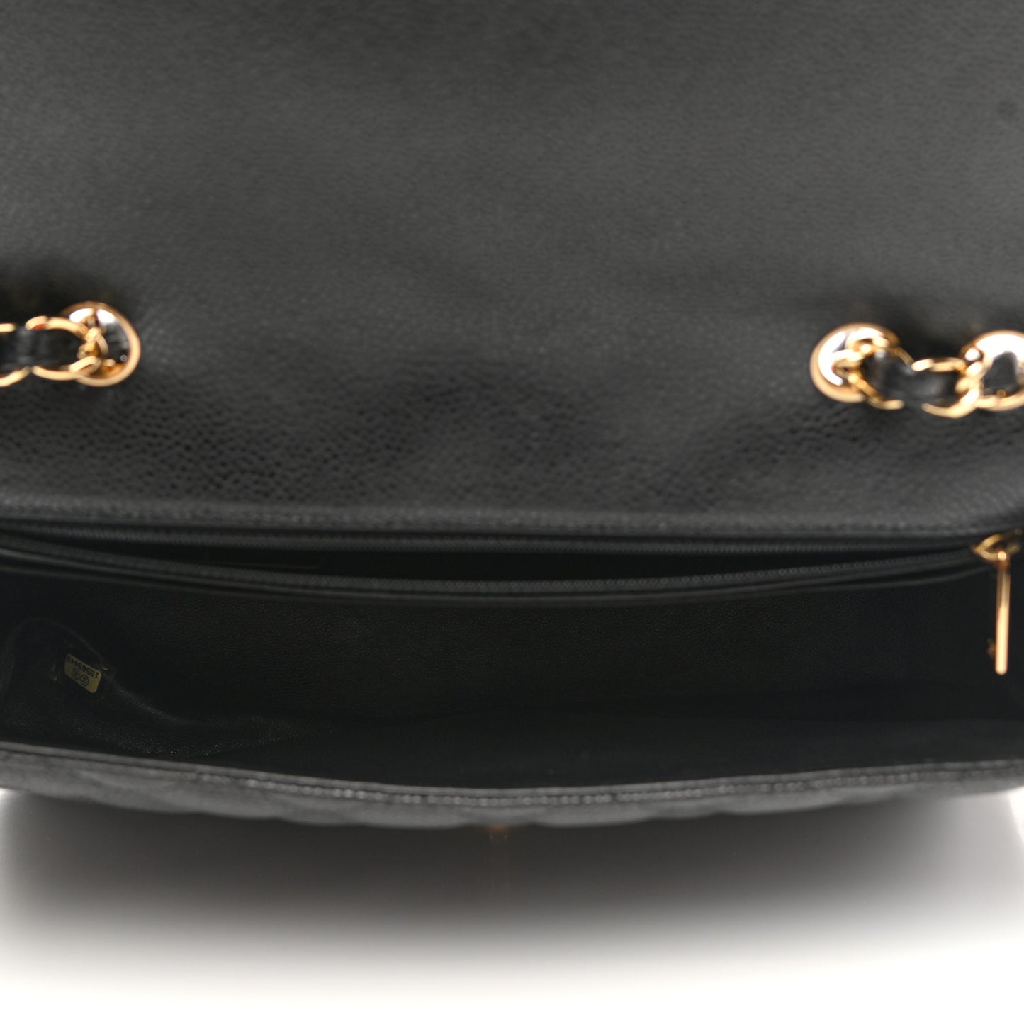 Caviar Quilted Jumbo Single Flap Black