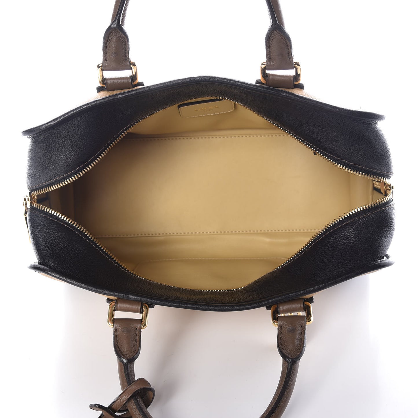 Calfskin Tri-Color Amazona 28 Bag Black Dark Beige