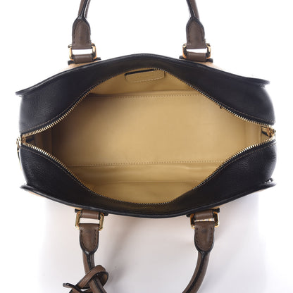 Loewe Calfskin Tri-Color Amazona 28 Bag Black Dark Beige 7 of 9