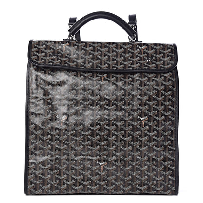 Goyard Goyardine Saint Leger Soft Briefcase Backpack Black 1 of 9