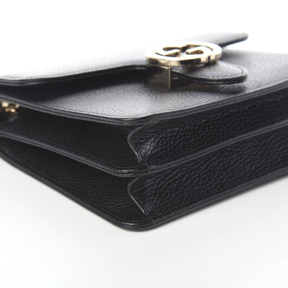 Gucci Dollar Calfskin Small Interlocking G Shoulder Bag Black 8 of 9
