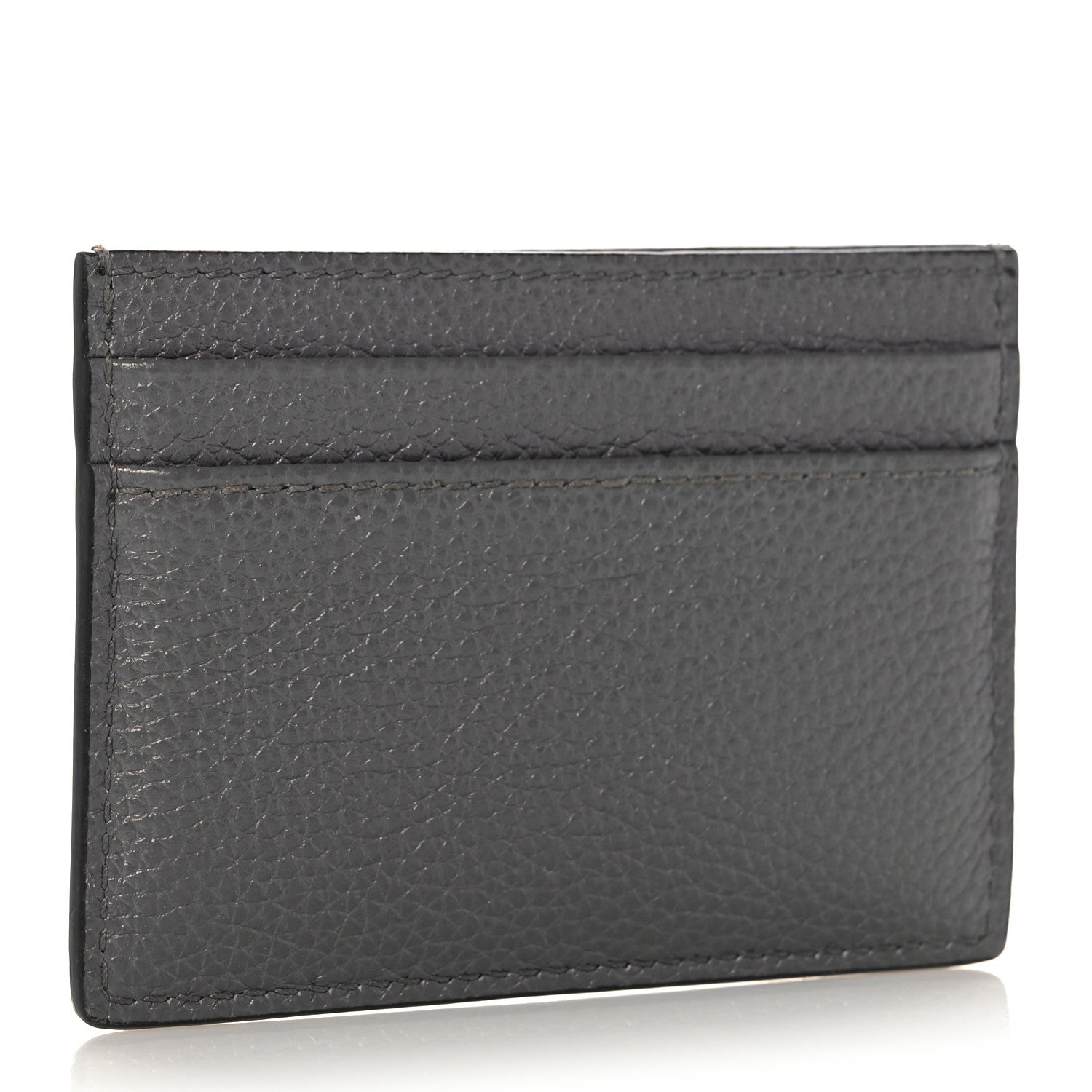 Gucci Grainy Calfskin Zumi Card Holder Dusty Grey 3 of 8